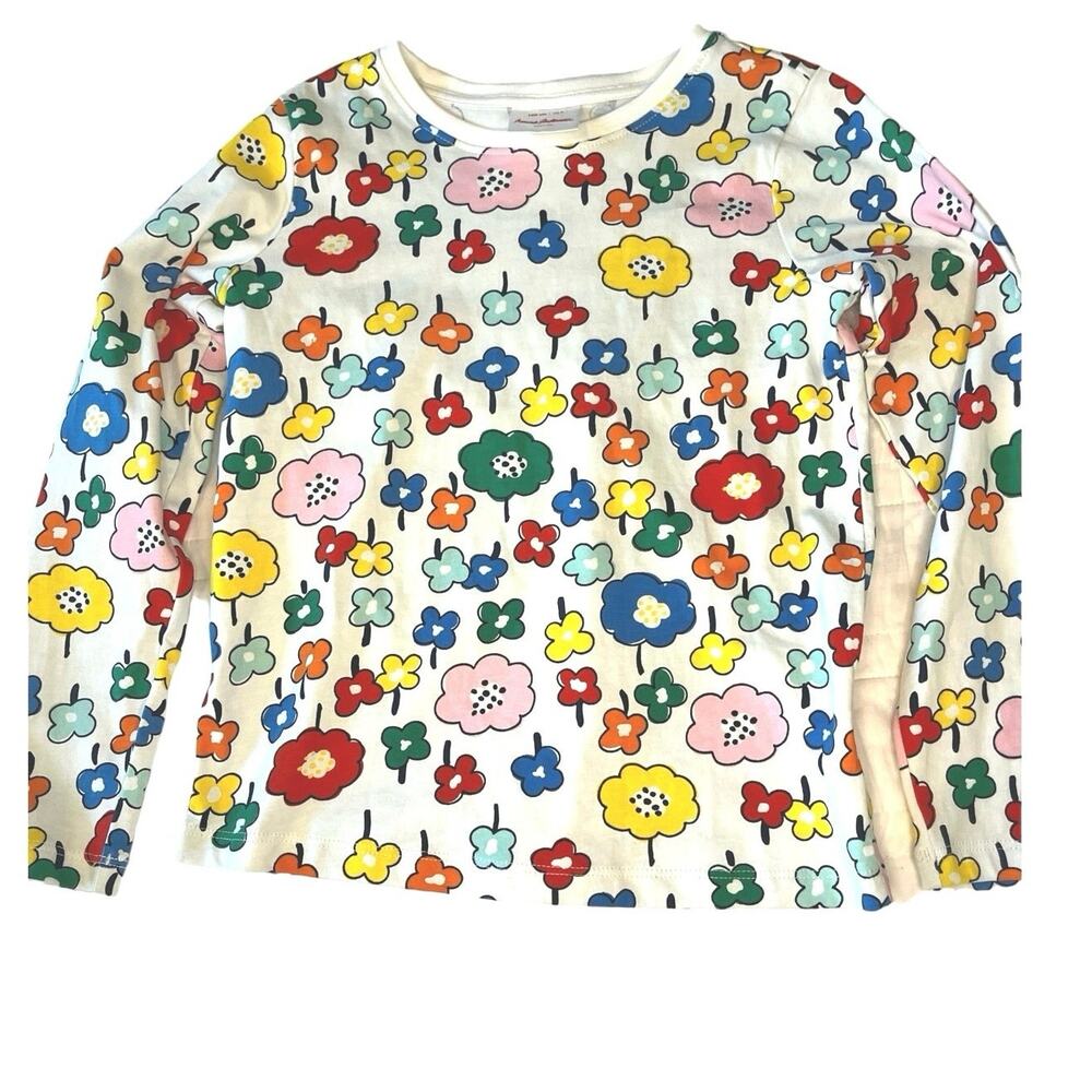 Hanna Andersson Multicolor Floral Short Sleeve Tee